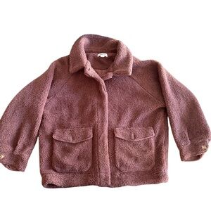 O’Neill Elodie Teddy Bear Jacket Sherpa Size M